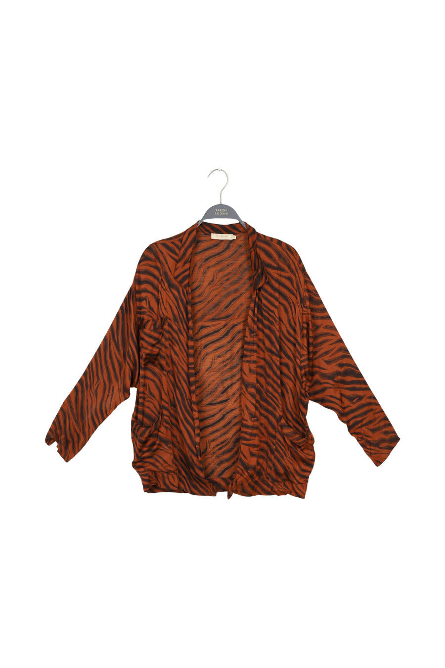 Secondhand Christi - Zebra jacket I Red brown