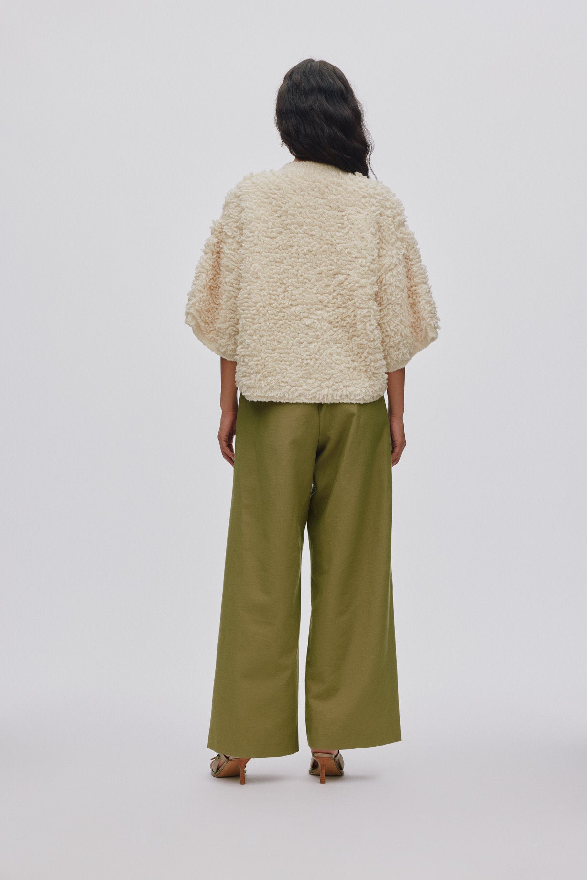 Everdeen - Soft tailoring relaxed pants I Pale Khaki