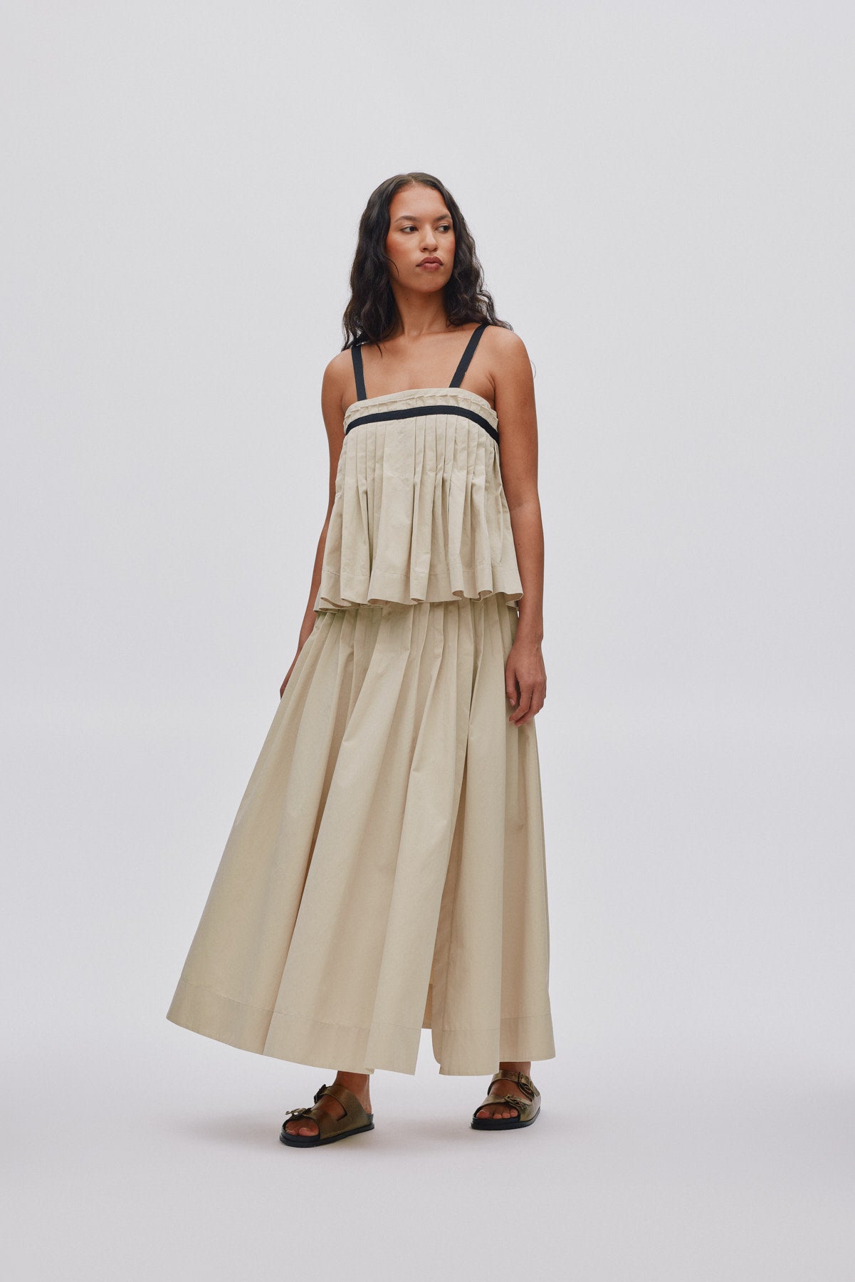 Thai - Light fusion skirt I Sand