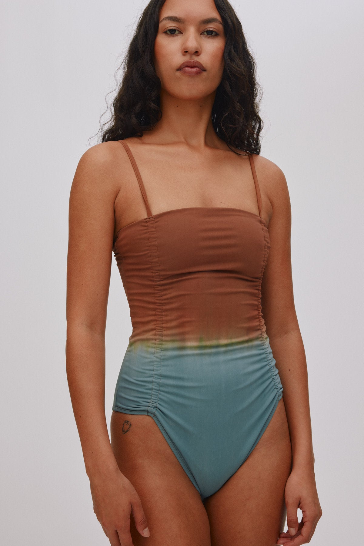 Sali - Fusion swimsuit I Mandarin pink