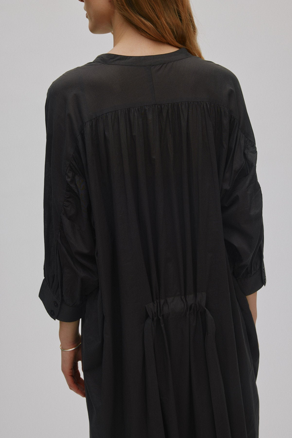 Tuva - Voile frill shirt dress I Liquorice