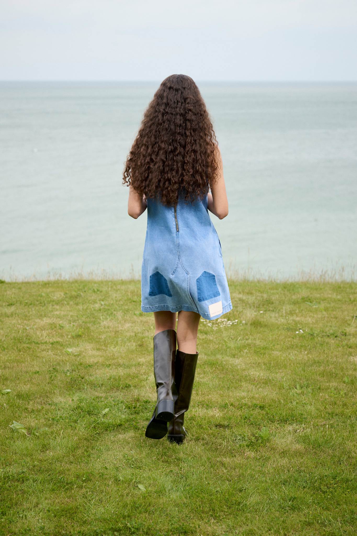 Fee - Denim light dress I Light washed denim