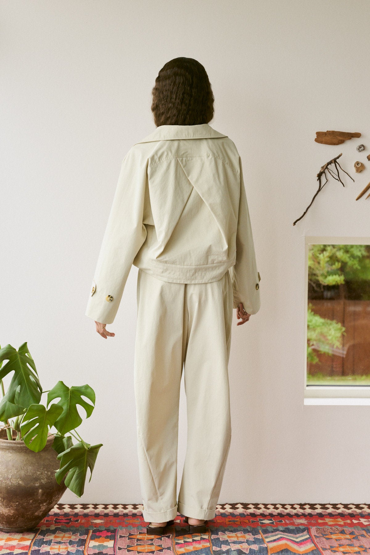 Thalia - Light fusion pants I Sand