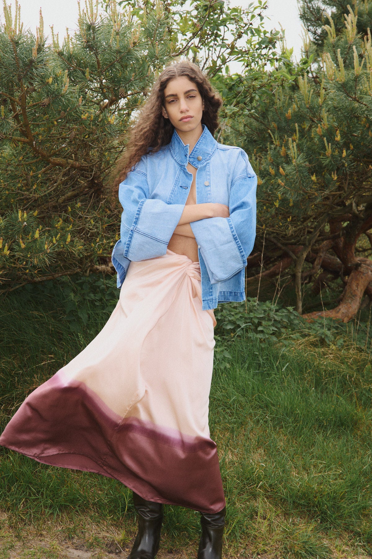 Donela - Denim jacket I Light washed denim