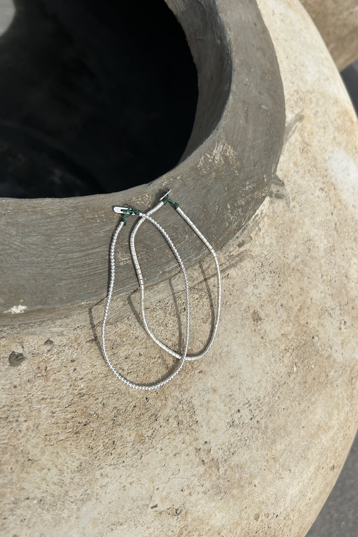 Small Bead Anklet - Nafsu I Silver