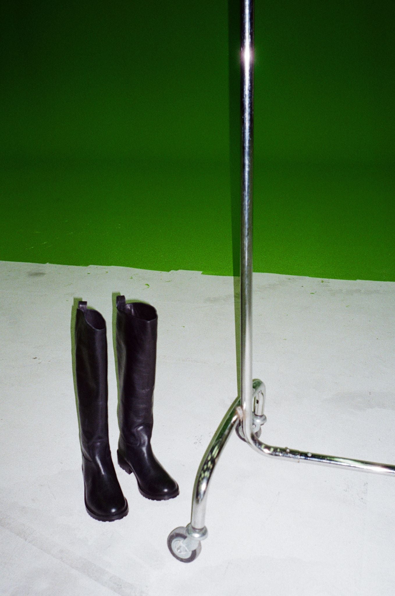 Marit - Leather riding boot I Black