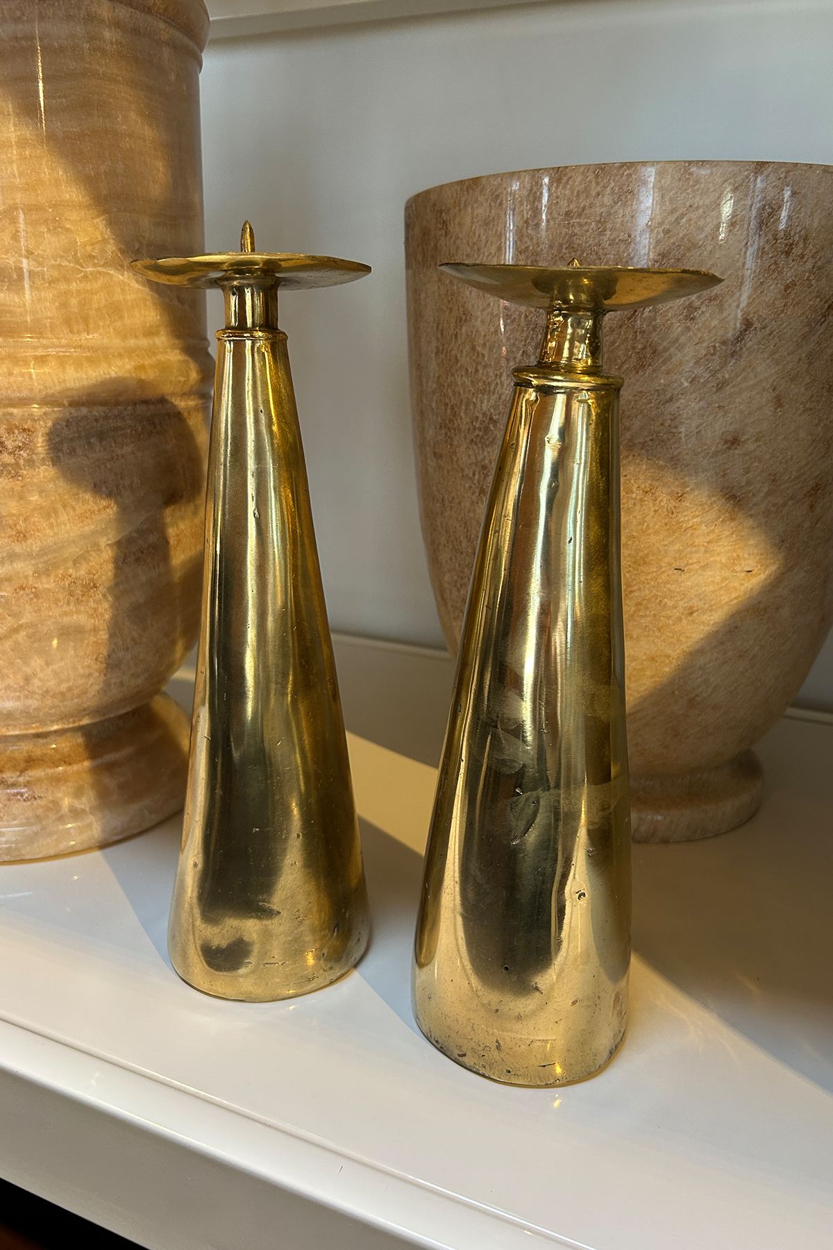 Bronce Candlestick - Rabens Apartment I Golden Brass