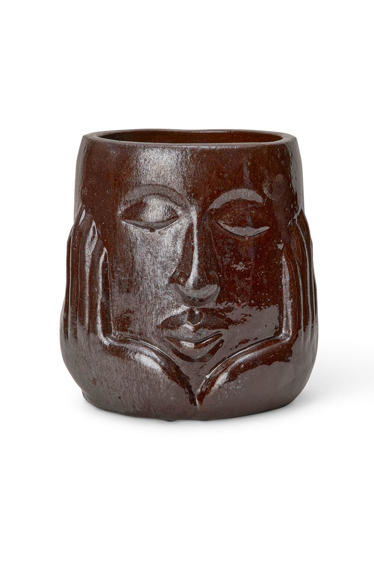 Mr. Elliot - Pot 30x30 cm I Brown