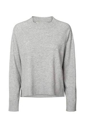 Knit lounge boxy sweater - Ruca I Grey melange