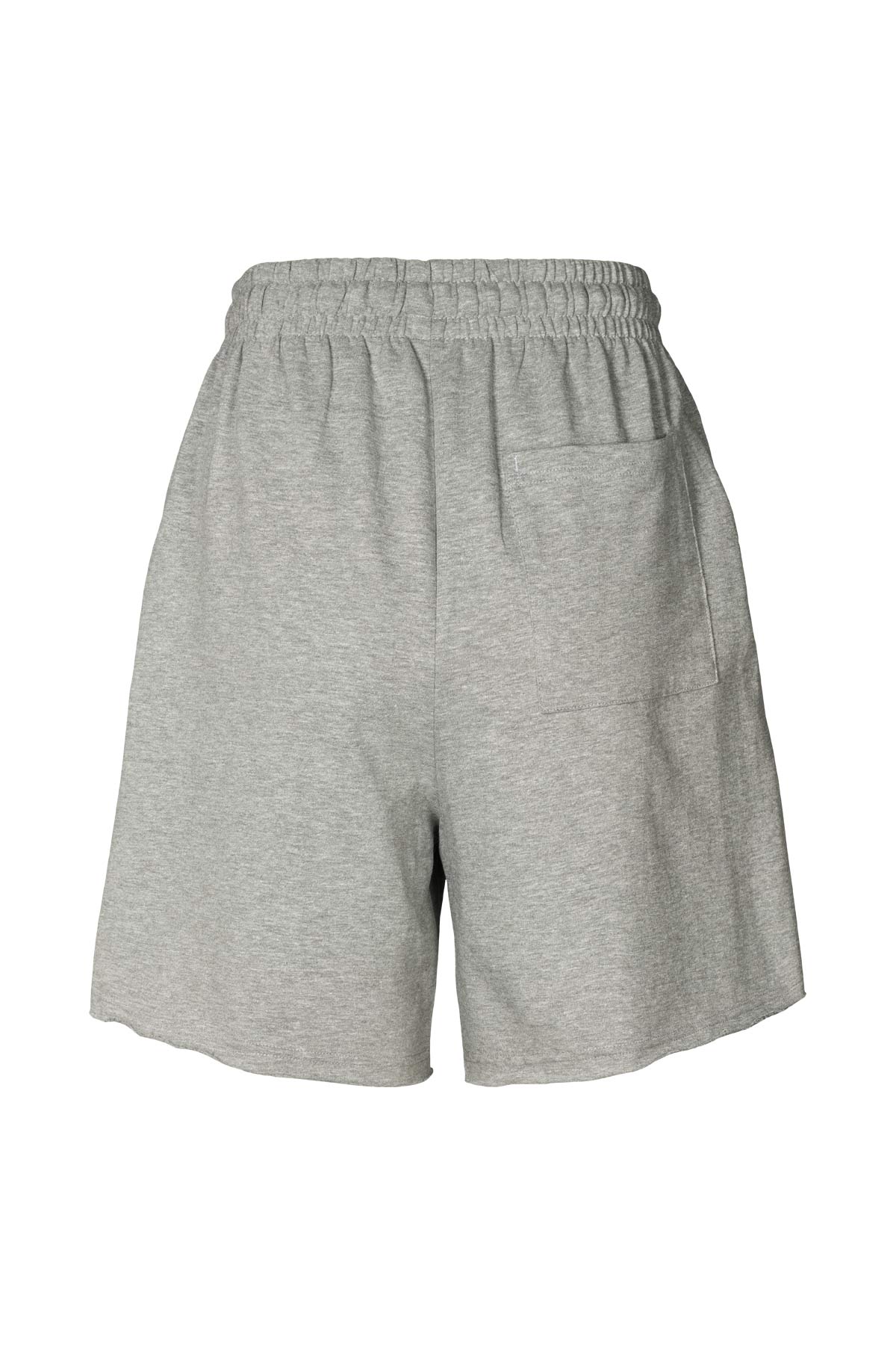 Caitlin - Light stretch shorts I Grey melange
