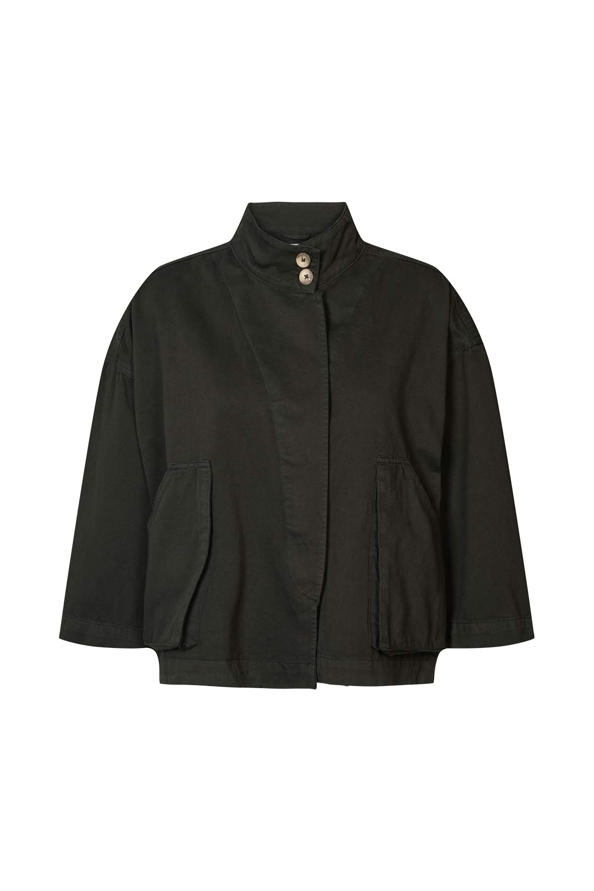Canvas light jacket - Katje I Faded Black