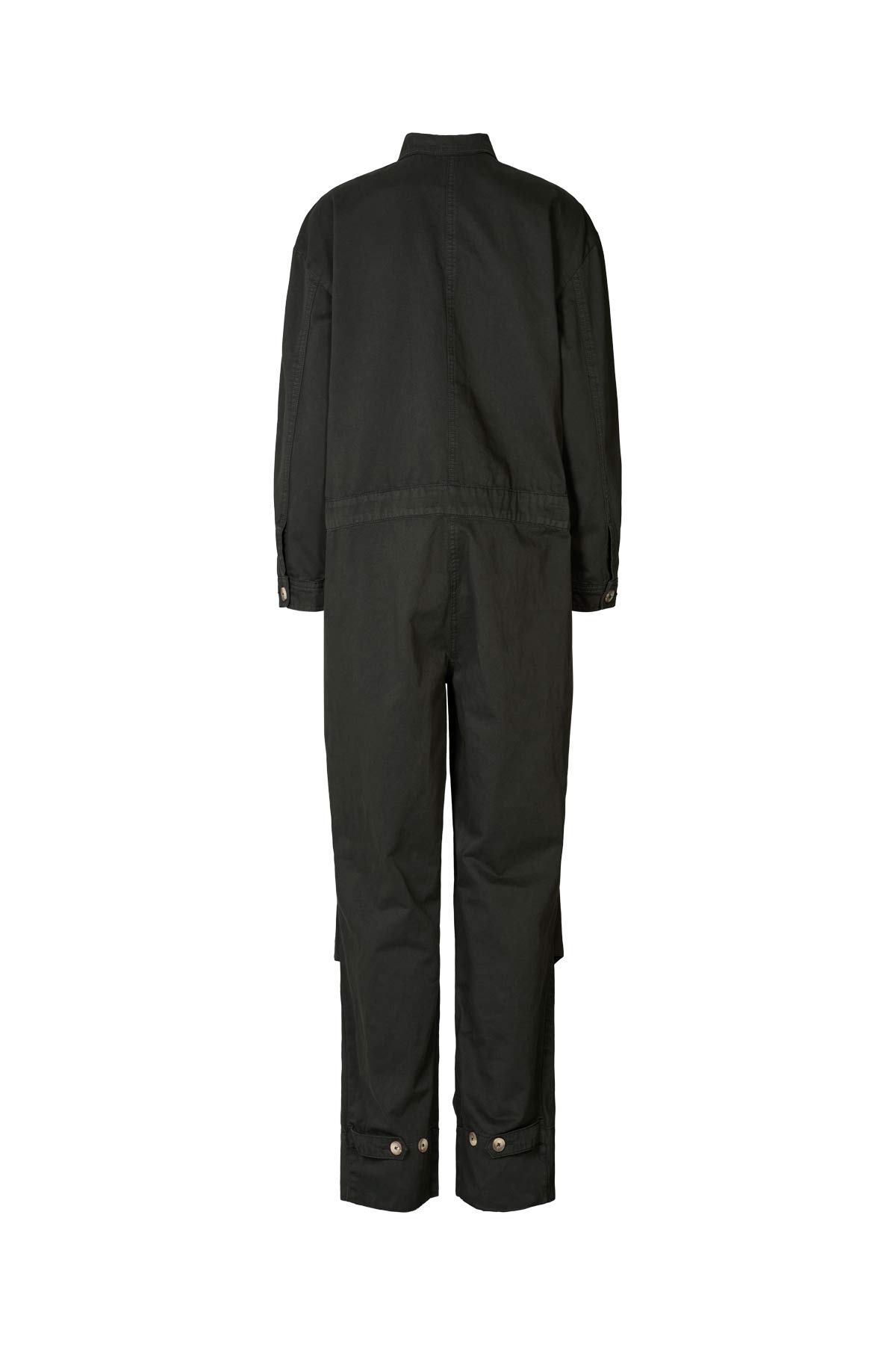 Jozette - Canvas light jumpsuit I Faded black