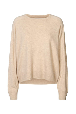 Dalani - Woolcash boxy sweater I Oatmeal melange