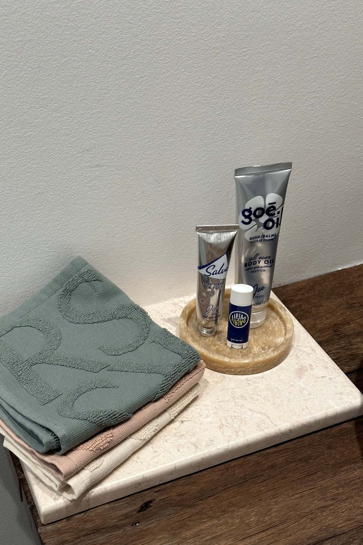 Washcloth - Monogram washcloth I Sage