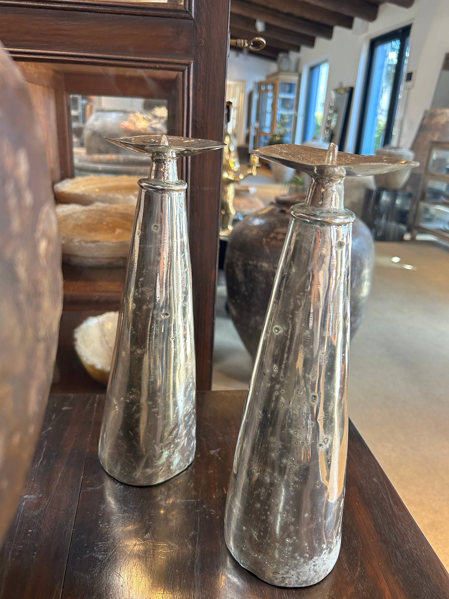 Bronce Candlestick - Rabens Apartment I Silver Brass