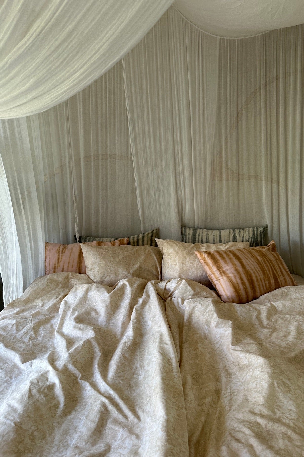 Pillow sham - Marbled pillow sham I Sage