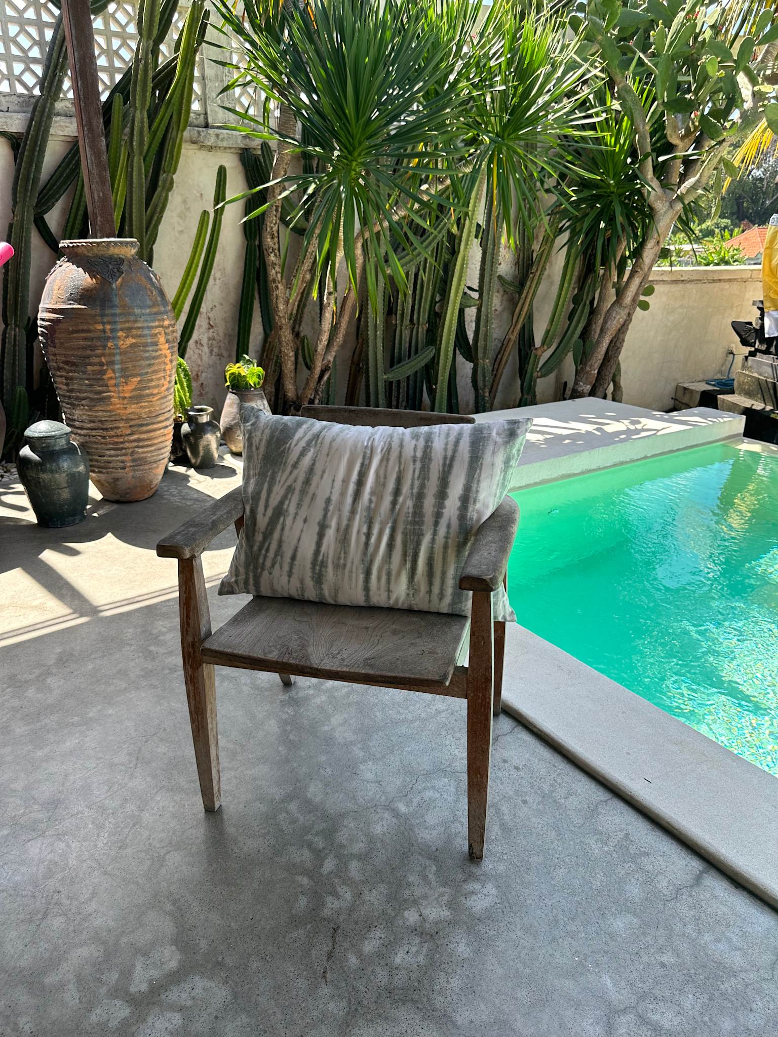 Tie Dye pillow - Pillow 50x70 cm I Grey Combo