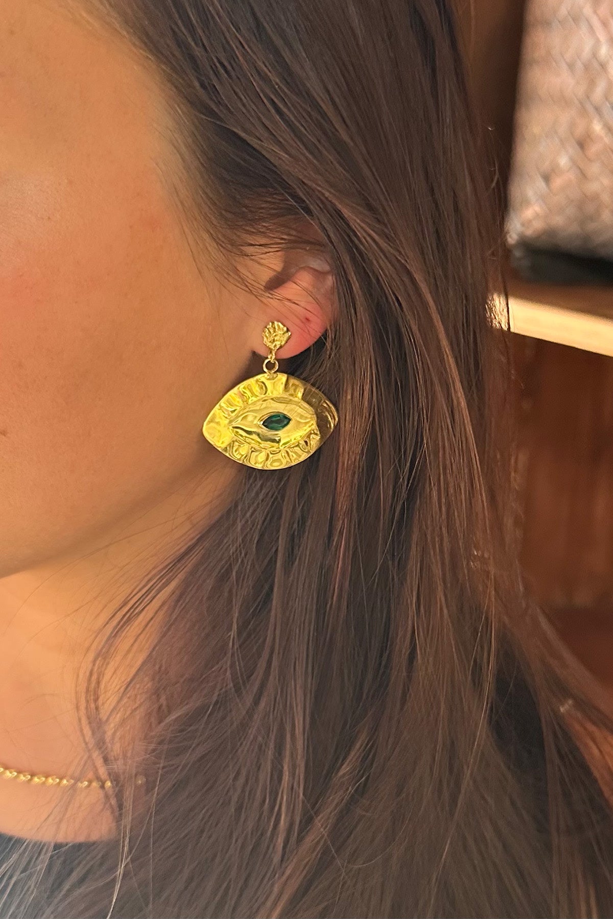 Giant Eye Earring - Nafsu I Gold