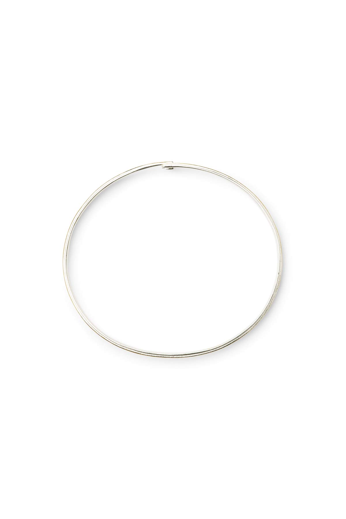 Slim hammered bracelet - Rabens Momento I Gold with Silver
