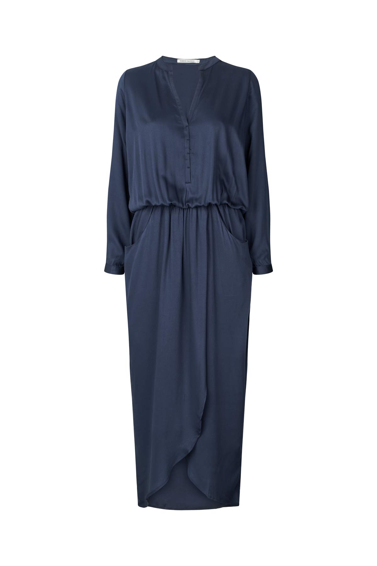 Wrap over dress - Vera I Navy Blue