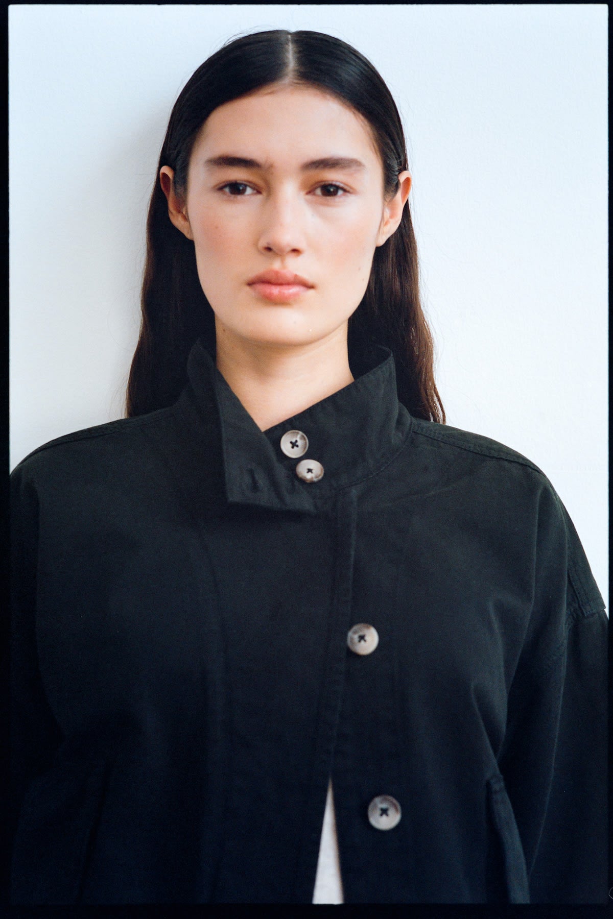 Canvas light jacket - Katje I Faded Black