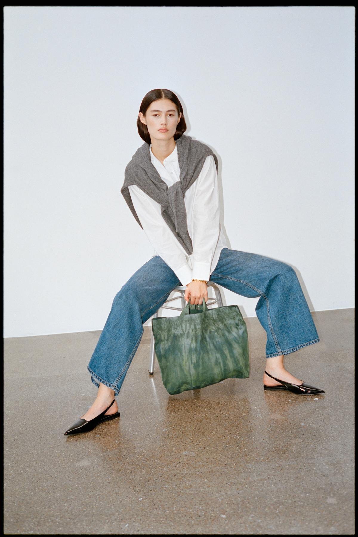 Ischa - Arizona tote bag I Green combo