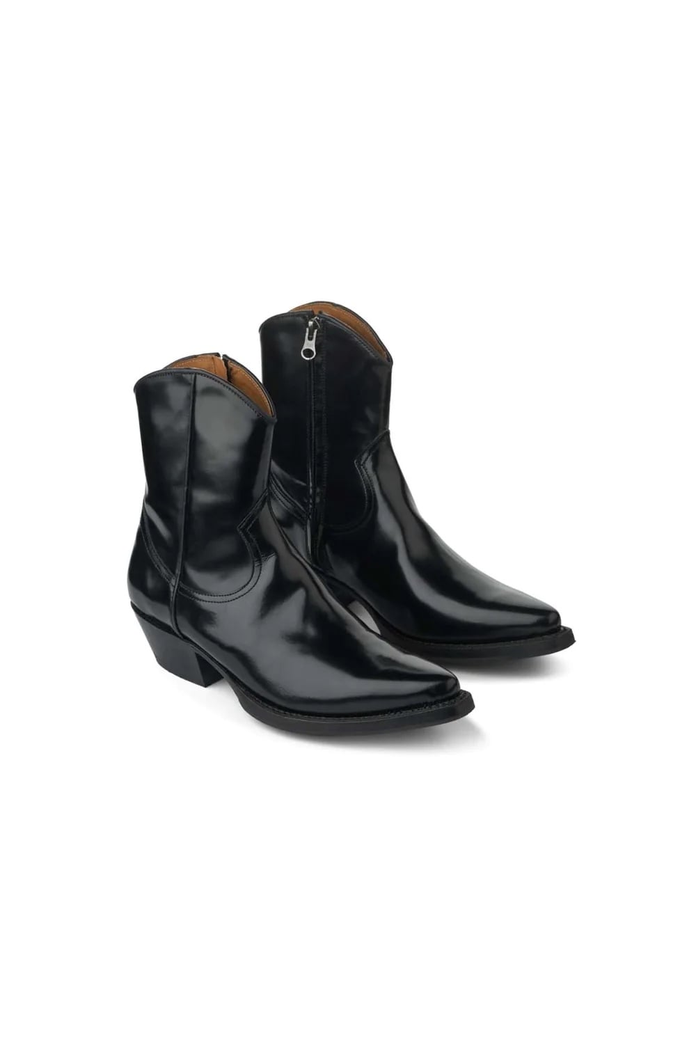 Erla - Western zip boot I Black
