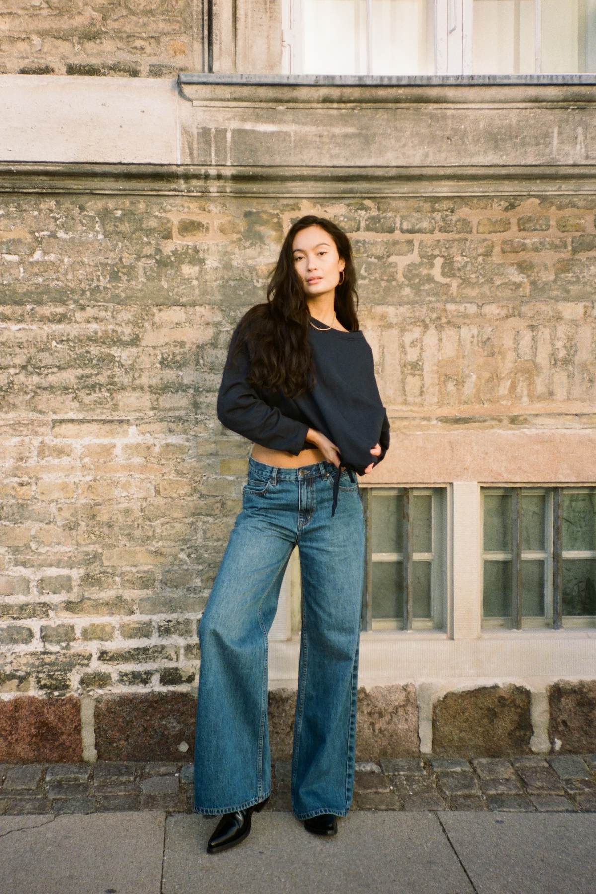 Denim pants - Ini I Washed Indigo