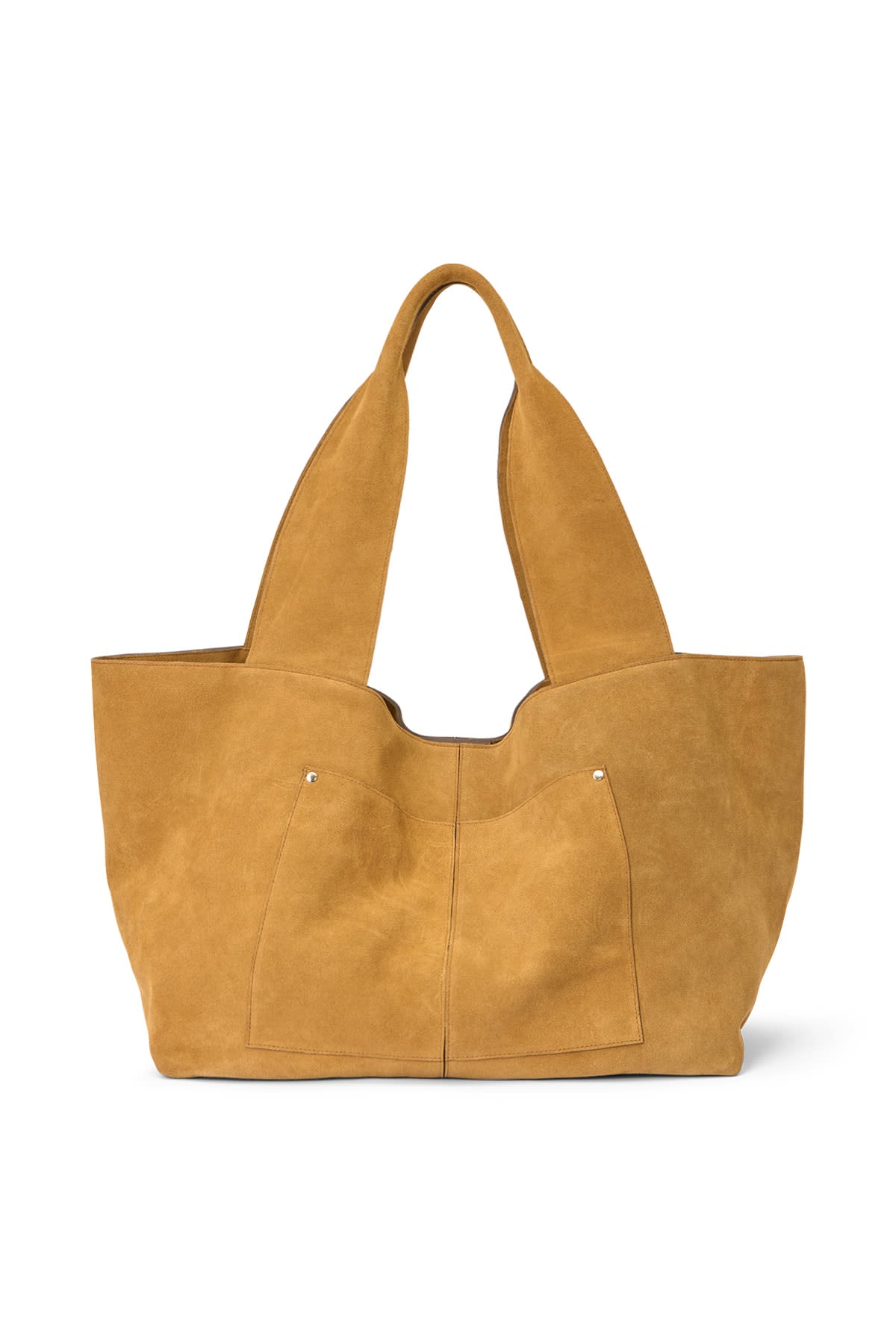 Semira - Heavy suede large bag I Whiskey