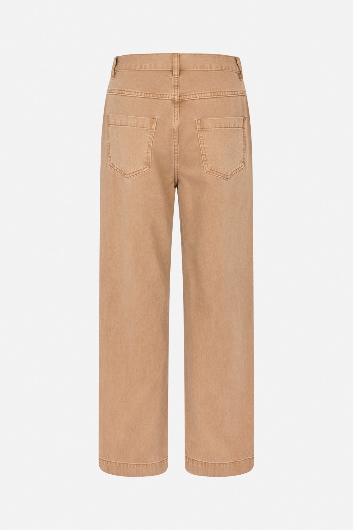 Sabina - Canvas pants I Washed tobacco