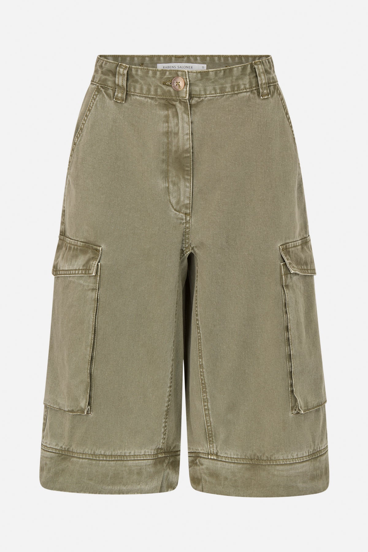 Frema - Canvas cargo pants I Washed sage