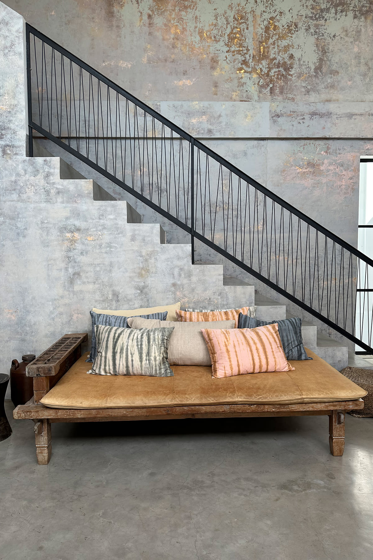 Tie Dye pillow - Pillow 50x70 cm I Rose Combo