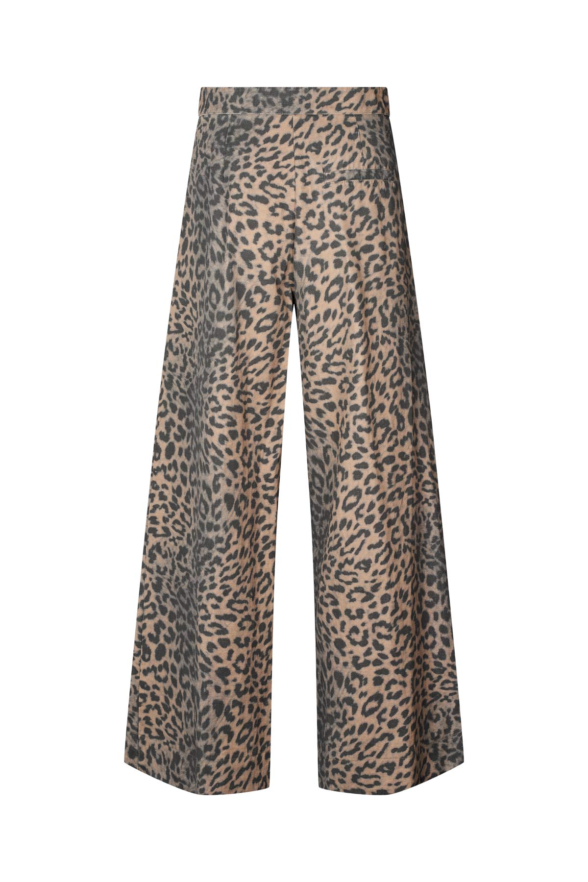 Leopard print wide leg pants - Inja I Leopard