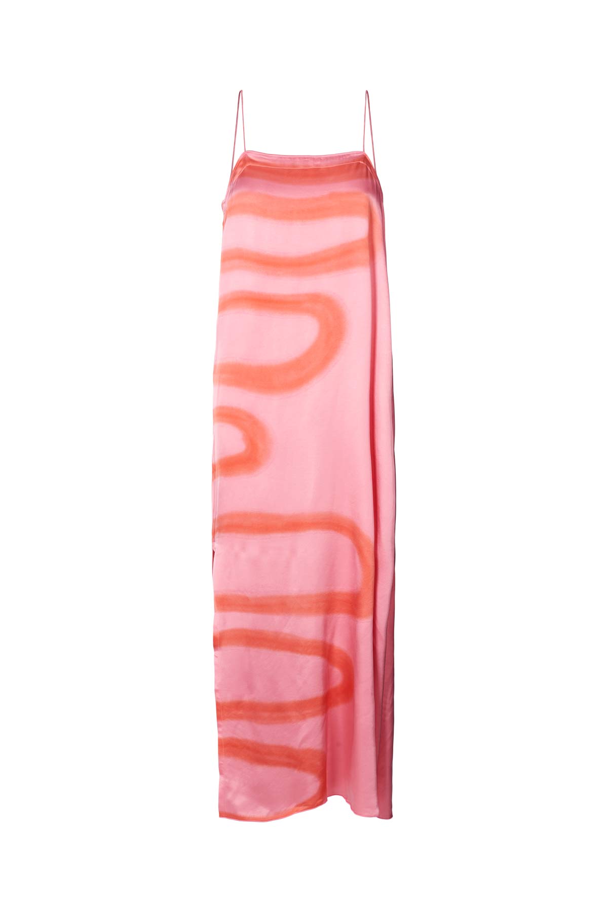 Fluid camisole dress - Laurette I Flamingo combo