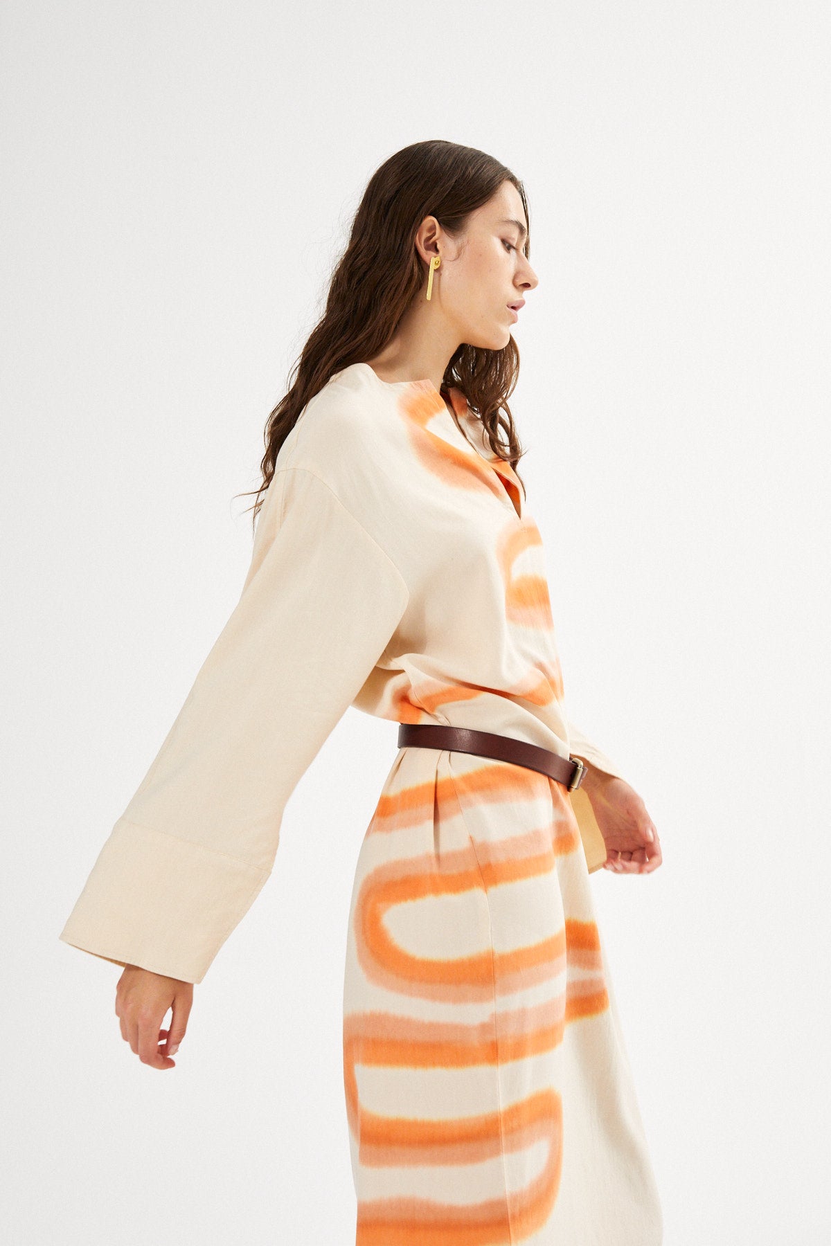 Fluid kaftan - Karimalou I Mandarin combo