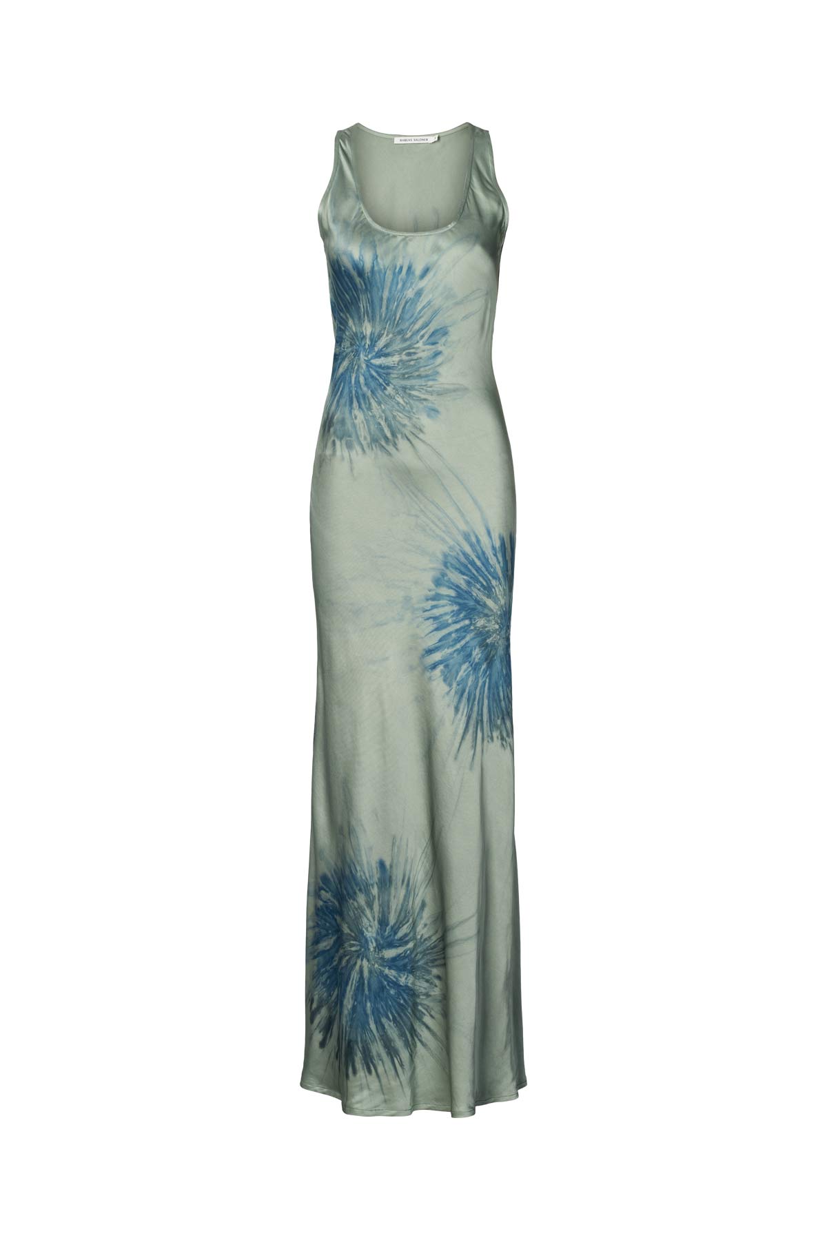 Cartwheel bias dress - Lavan I Ocean combo