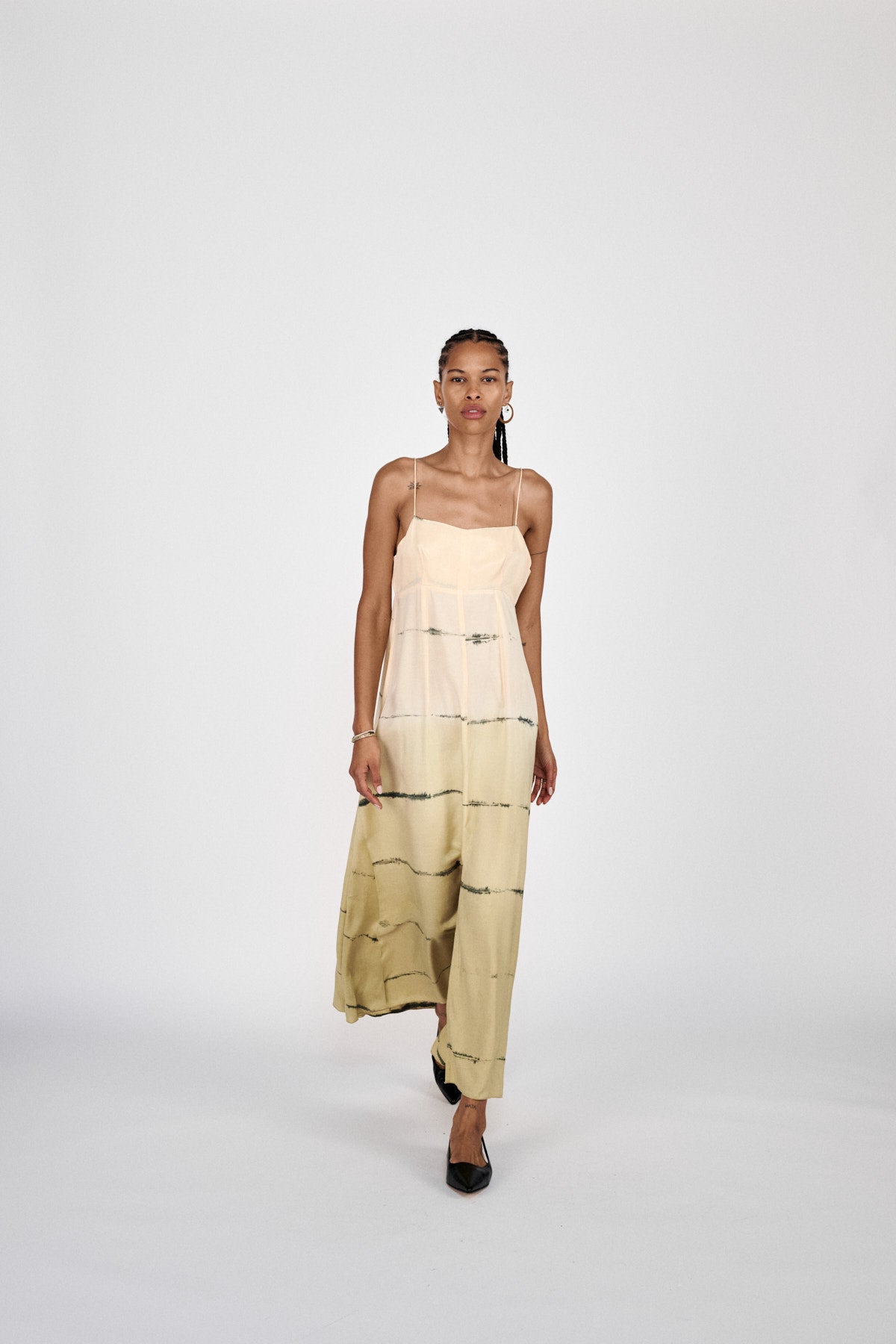 Hanny - Nuance string dress I Chocolate combo