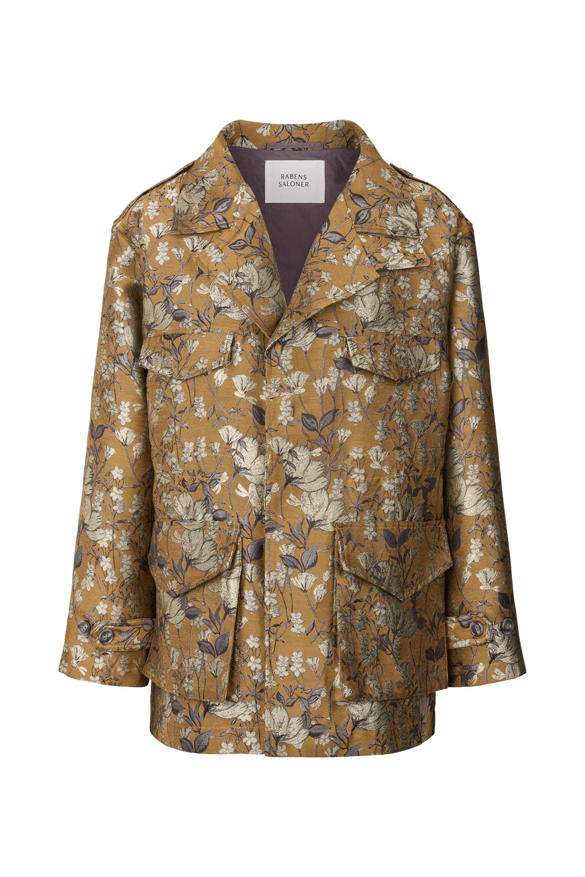Feodora - Ottoman jacquard jacket I Golden combo
