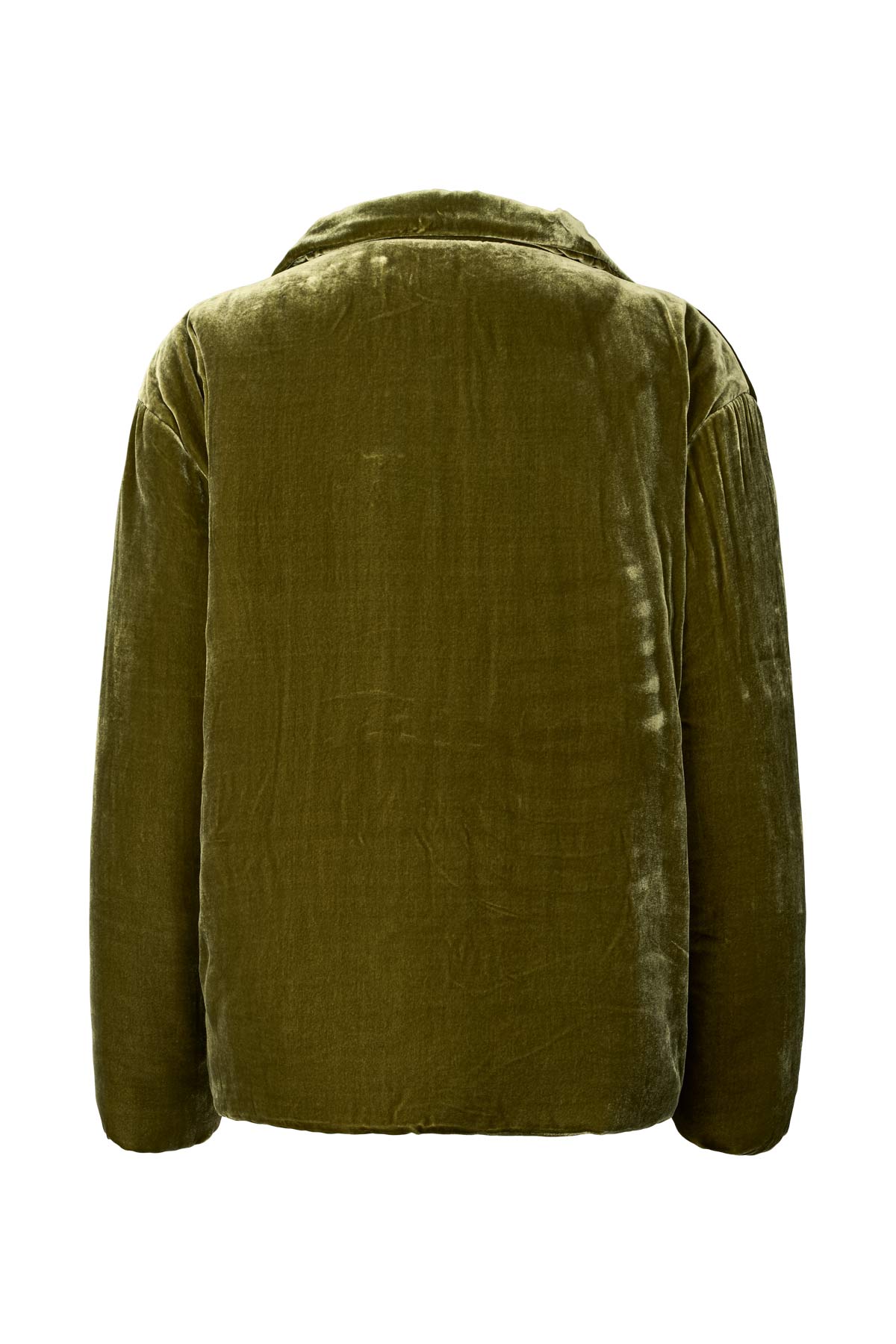 Santana - Velvet padded jacket I Olive