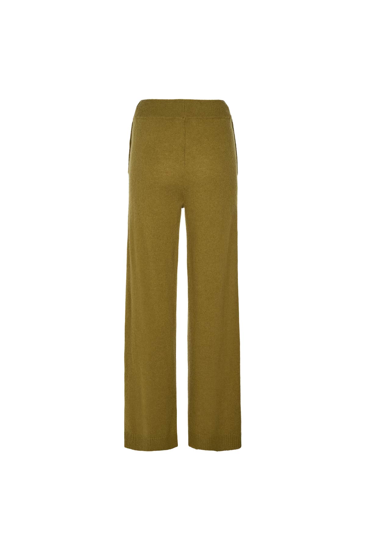 Dianne - Pure wool lounge pants I Fern green