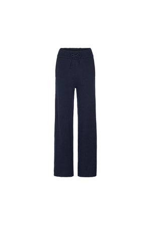 Dianne - Pure wool lounge pants I Navy