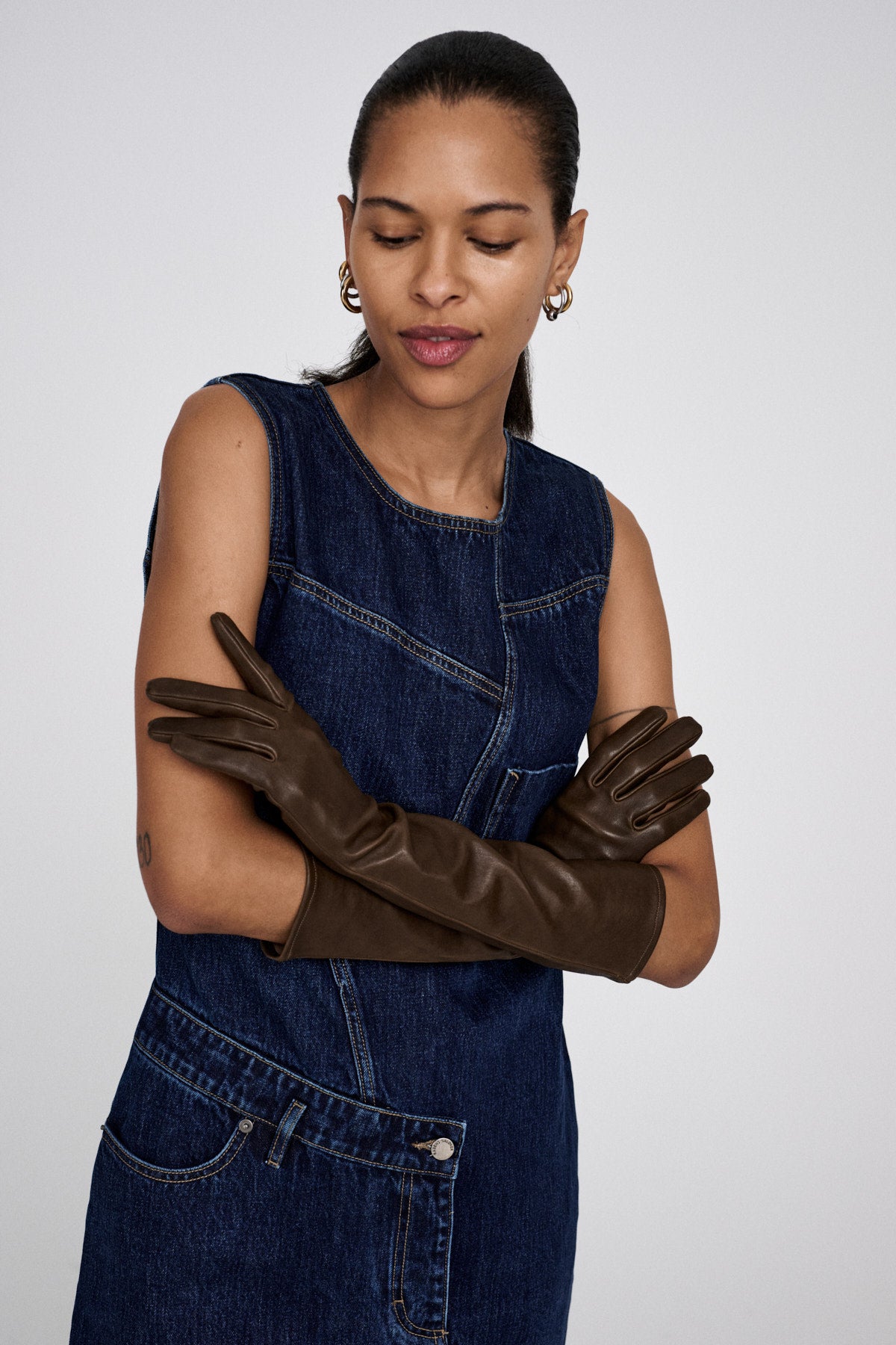 Feel - Leather gloves I Olive