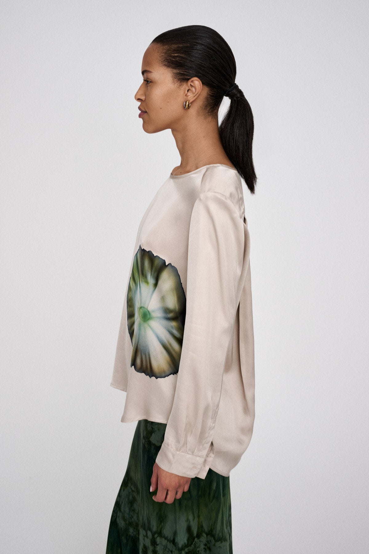 Ibi - Bloom blouse I Hazelnut combo