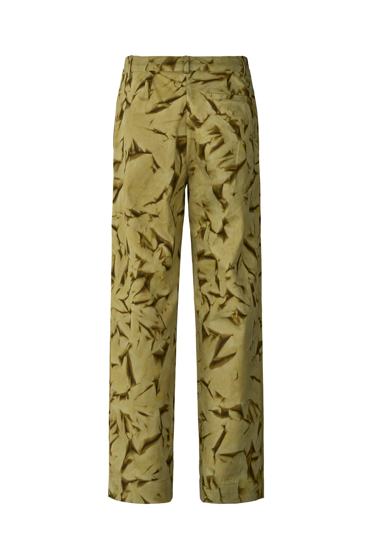 Jahan - Crystal canvas pant I Fern green combo