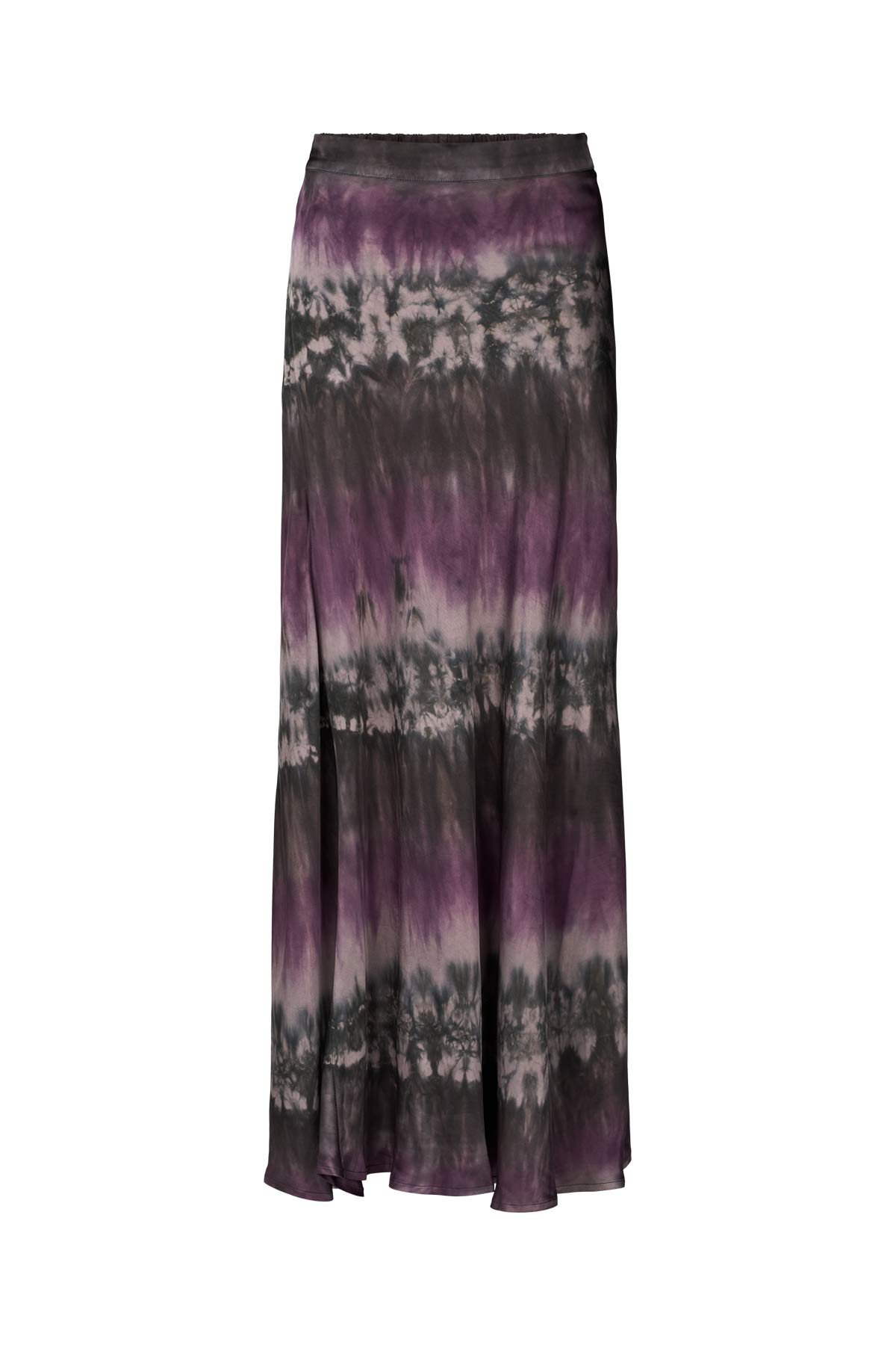 Willie - Arizona long A-line skirt I Purple combo
