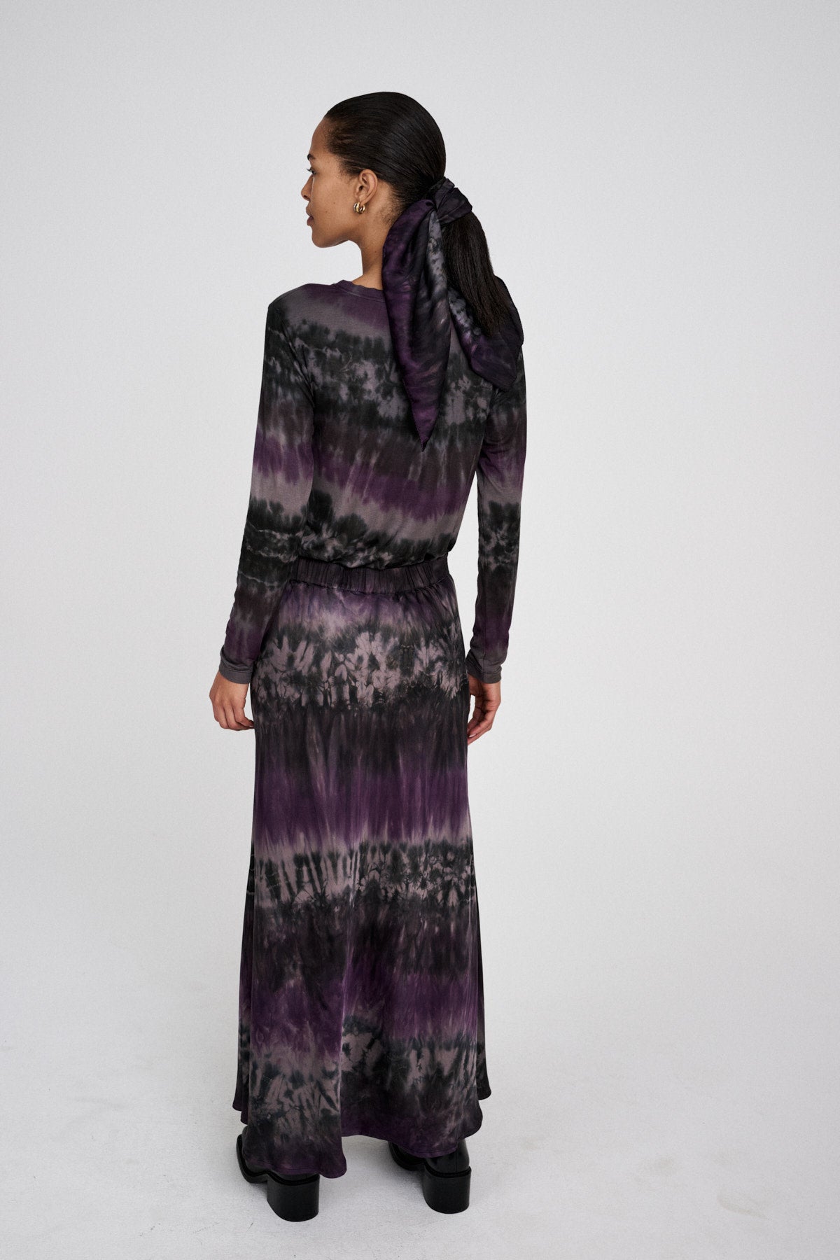 Lyuba - Arizona head scarf I Purple combo