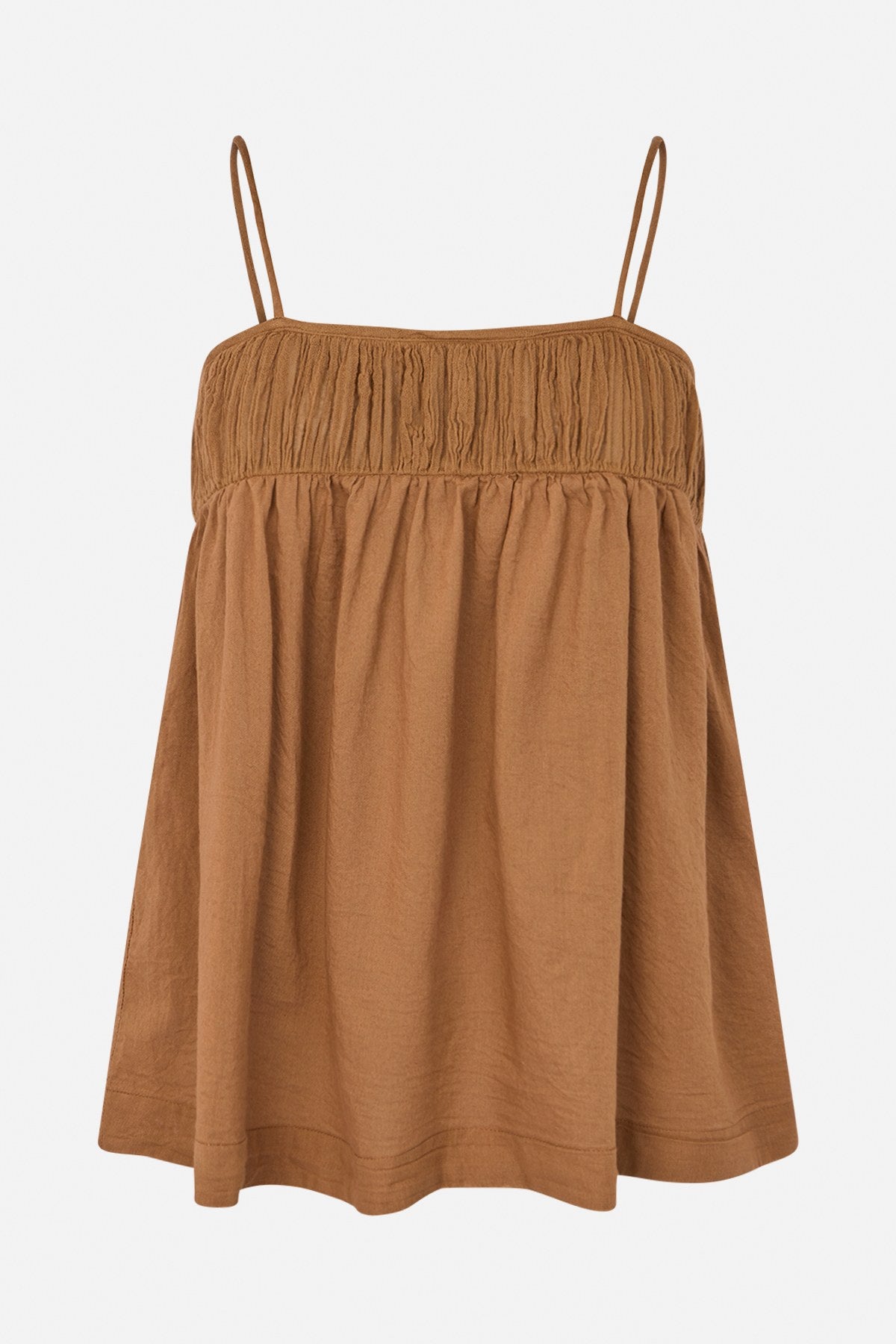 Dortie - Cotton angel string top I Chestnut