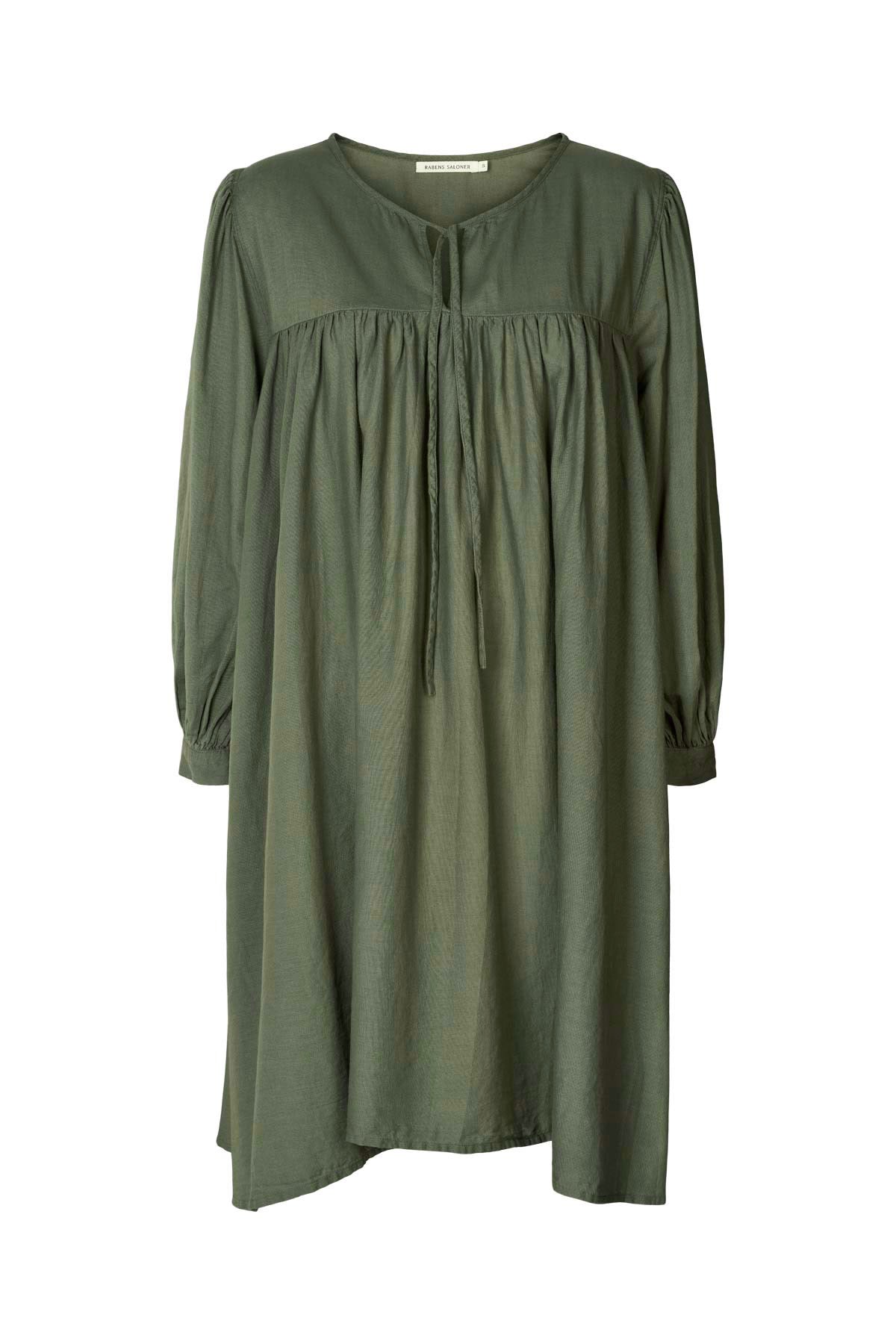 Elda - Cotton full sleeve dress I Macadan