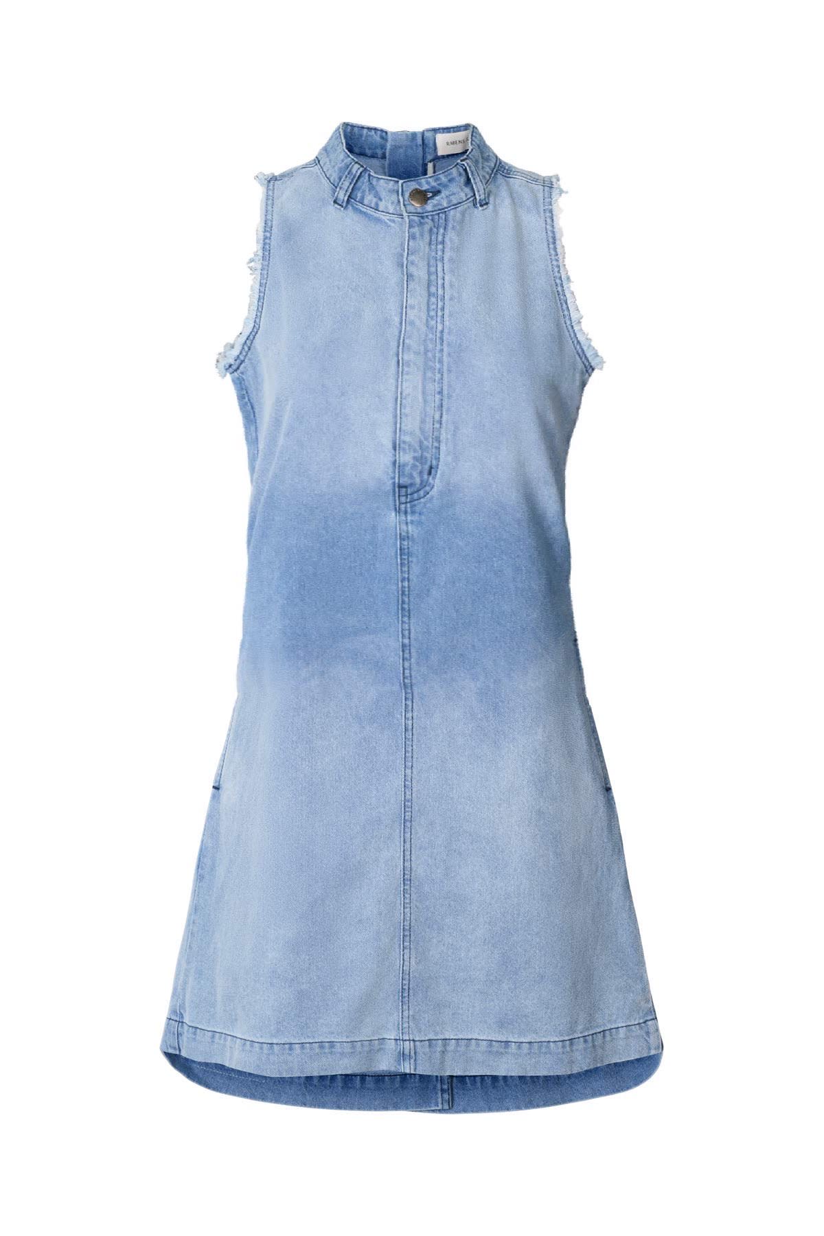 Fee - Denim light dress I Light washed denim