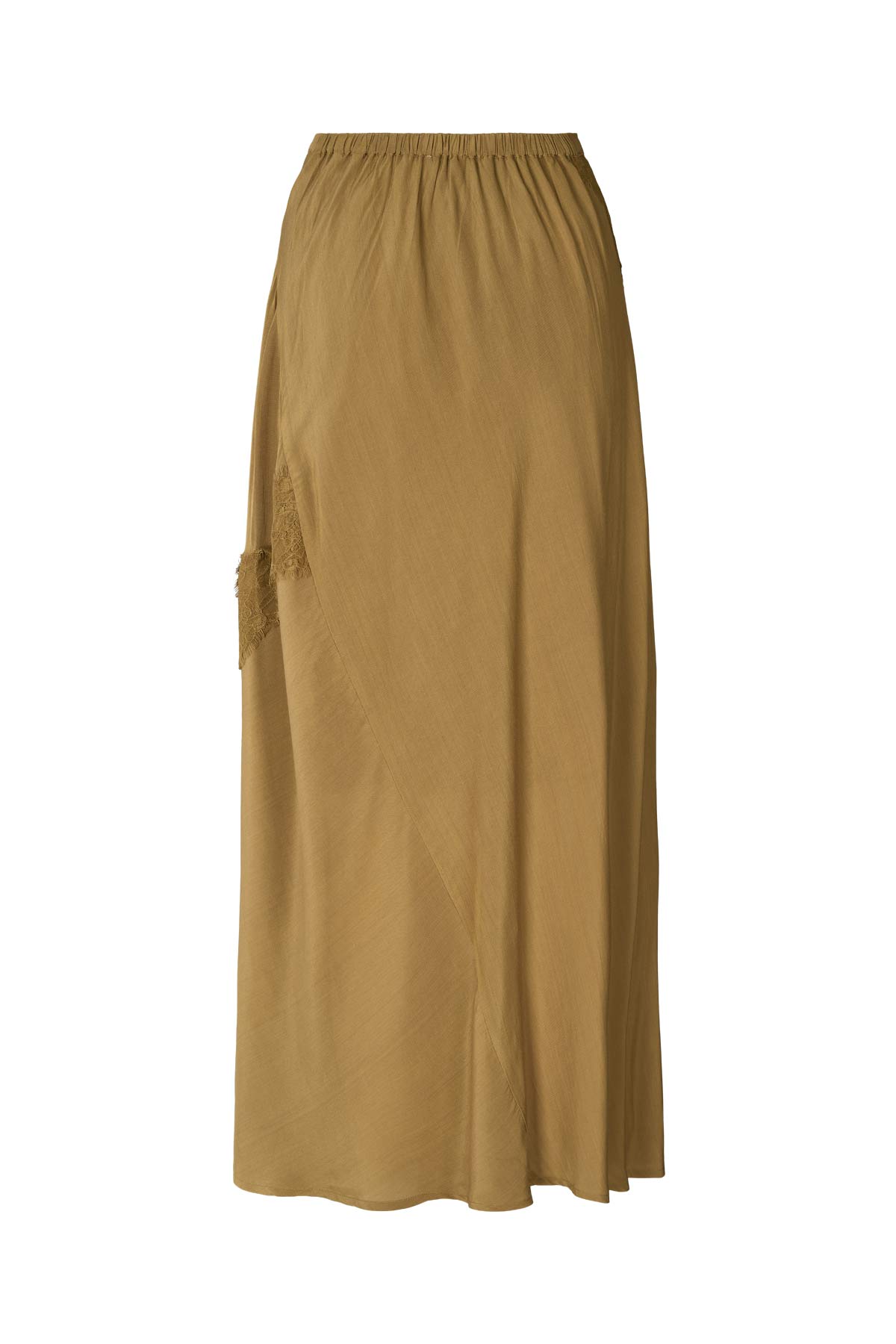 Leia - Sheer lace skirt I Hazelnut